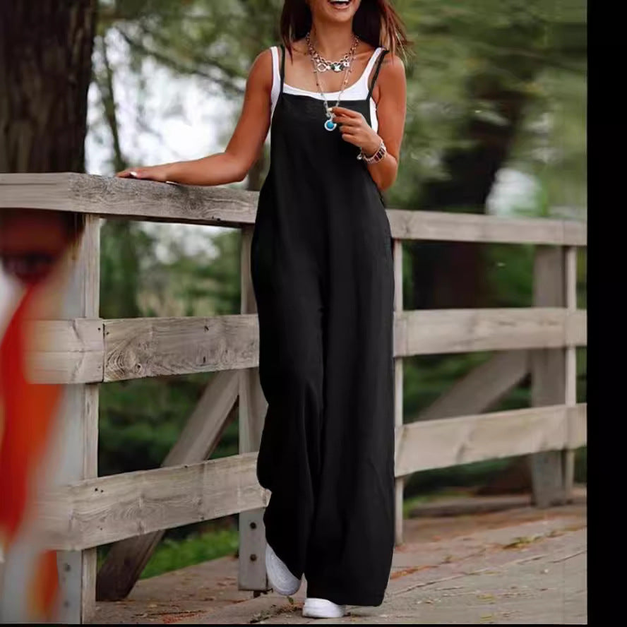 Herly | Entspannter Jumpsuit mit weitem Bein