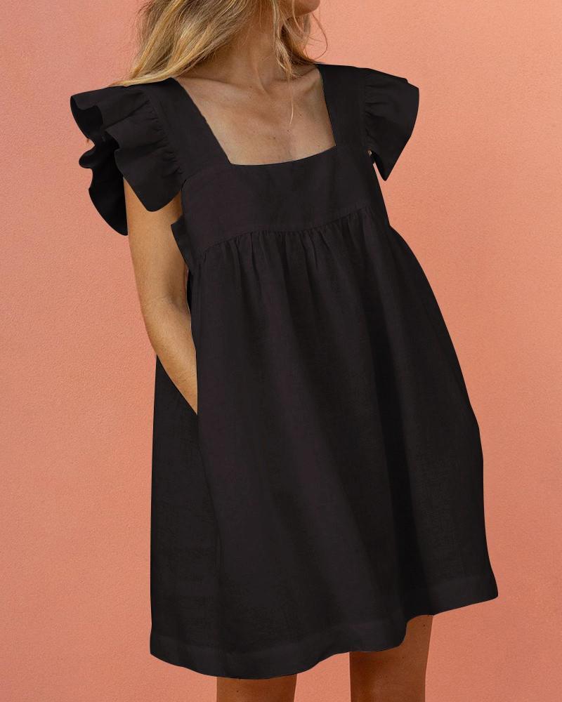 Elyna | Schickes Kleid mit Flatterärmeln
