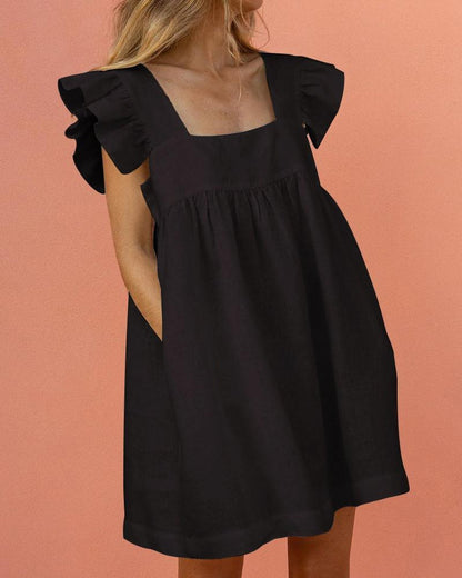 Elyna | Schickes Kleid mit Flatterärmeln