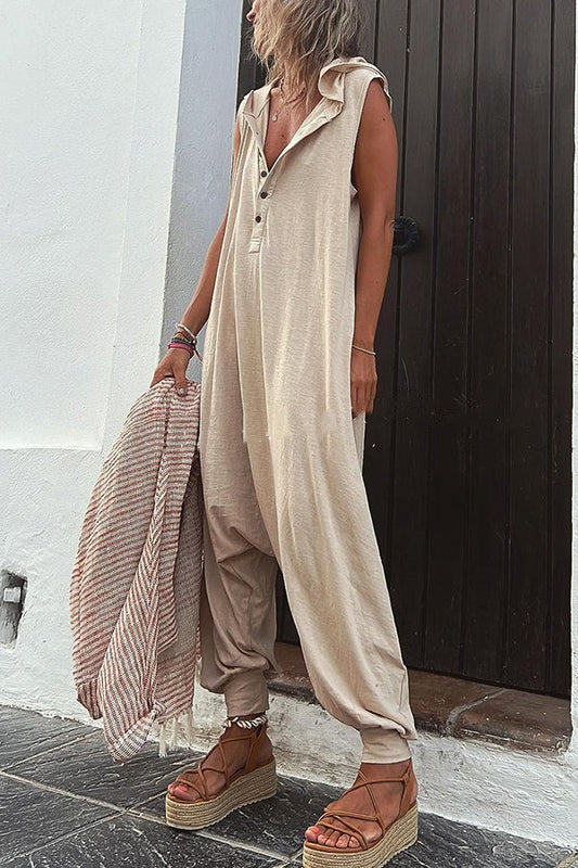 Rosie | Entspannter Jumpsuit mit Kapuze