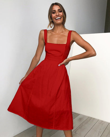 Alessa | Kleid mit Rundhalsausschnitt
