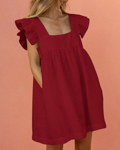 Elyna | Schickes Kleid mit Flatterärmeln